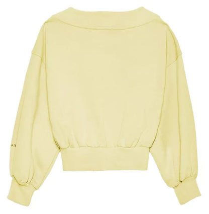 Yellow Cotton Sweater