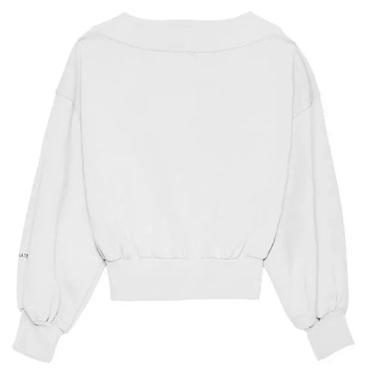 White Cotton Sweater