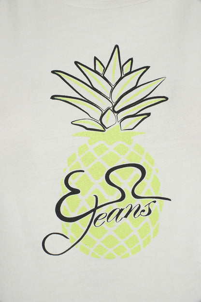 White Cotton Tops & T-Shirt