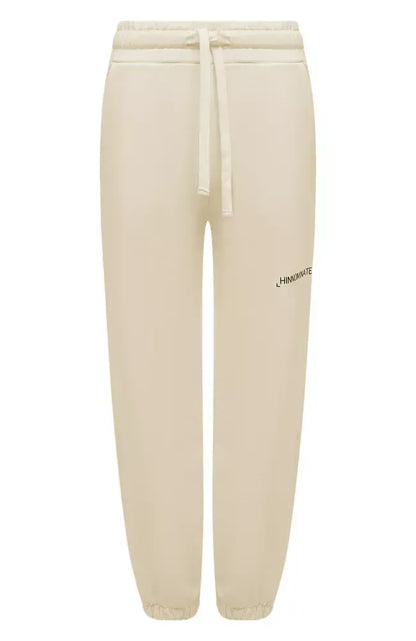 Beige Cotton Jeans & Pant