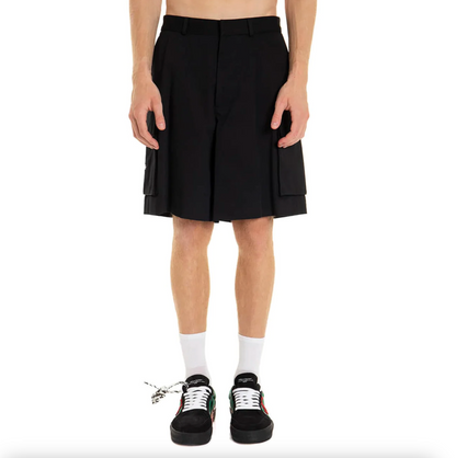 Black Cotton Short