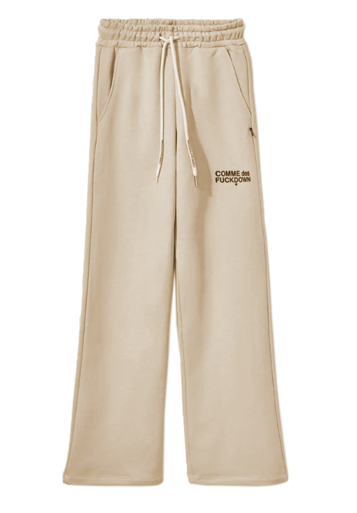Beige Cotton Jeans & Pant