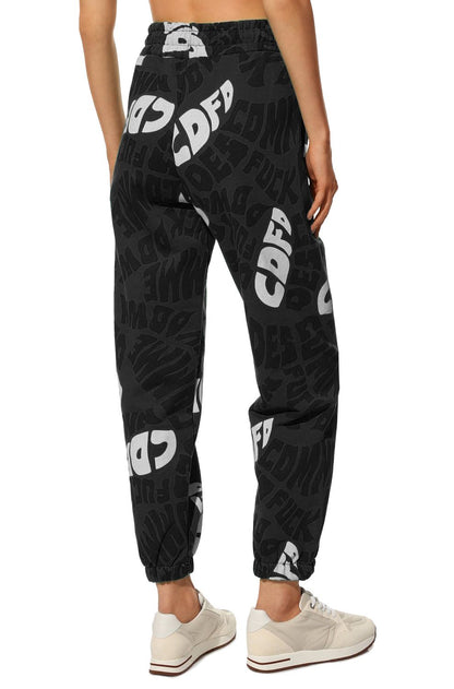 Black Cotton Jeans & Pant