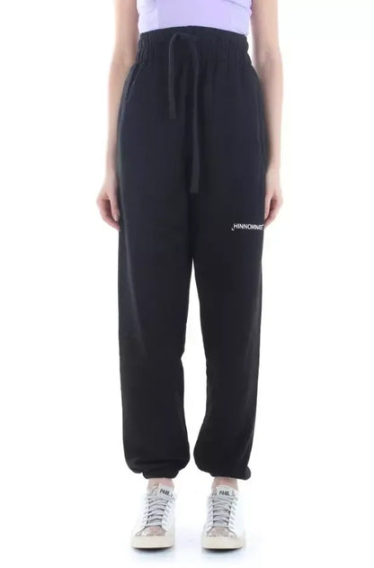 Black Cotton Jeans & Pant