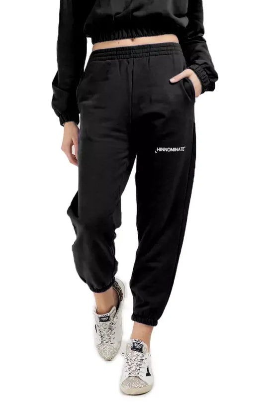Black Cotton Jeans & Pant