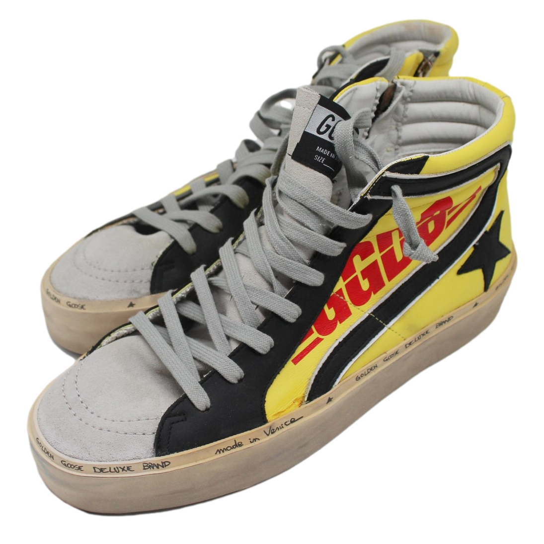 Yellow Calfskin Sneaker