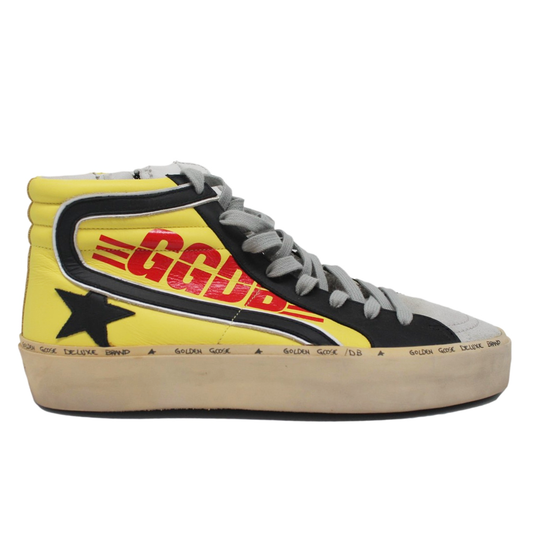 Yellow Calfskin Sneaker