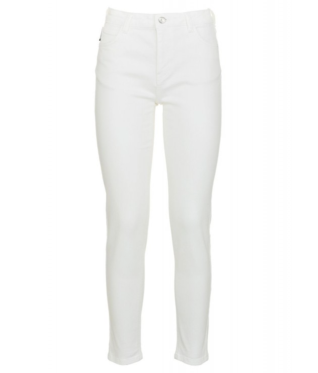White Cotton Jeans & Pant