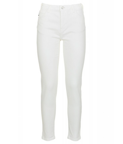 White Cotton Jeans & Pant