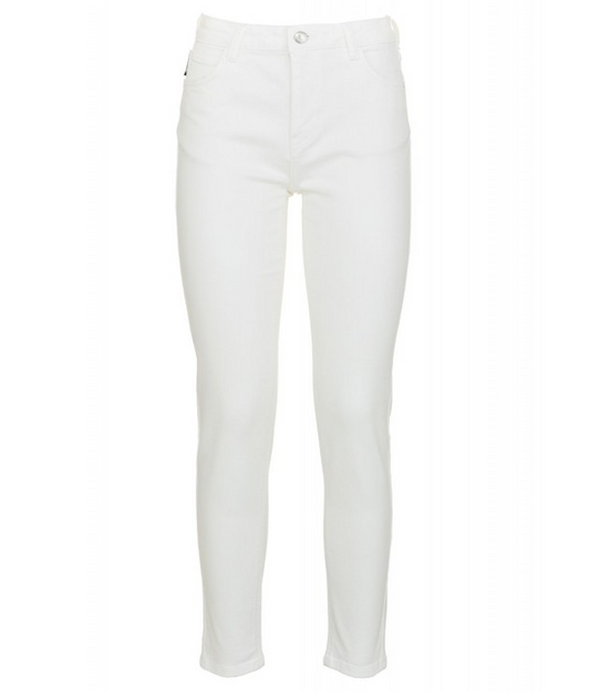 White Cotton Jeans & Pant