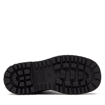 Black Artificial Leather Boot