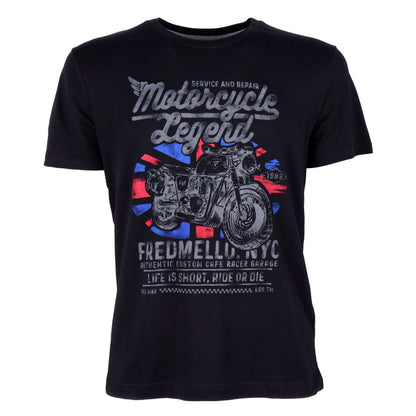 Black Cotton T-Shirt