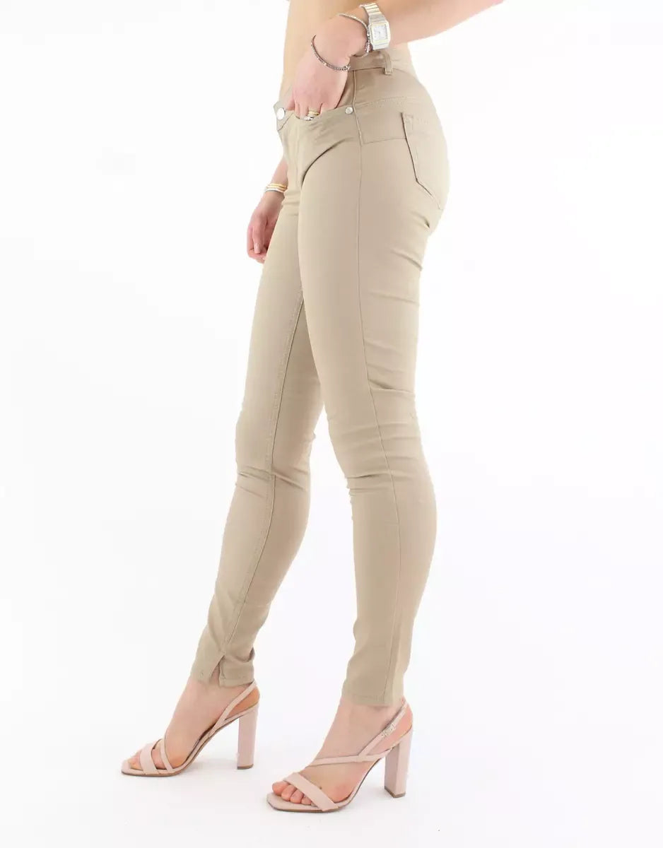 Black Cotton Jeans & Pant