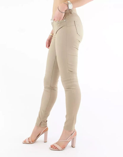 Black Cotton Jeans & Pant