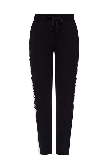 Black Cotton Jeans & Pant