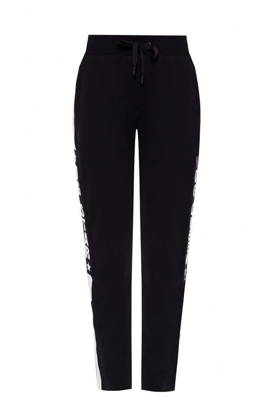 Black Cotton Jeans & Pant