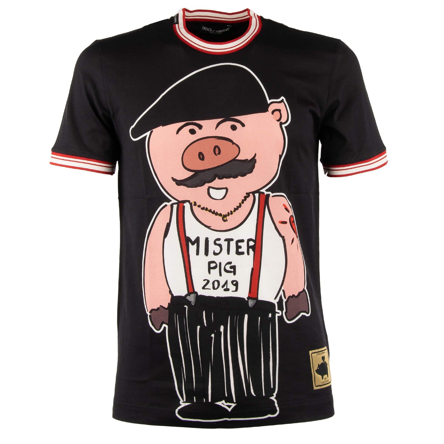 Black Cotton T-Shirt