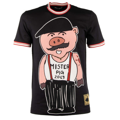 Black Cotton T-Shirt