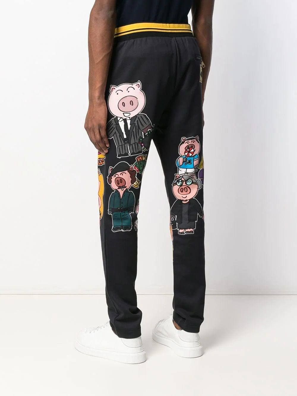 Black Cotton Jeans & Pant