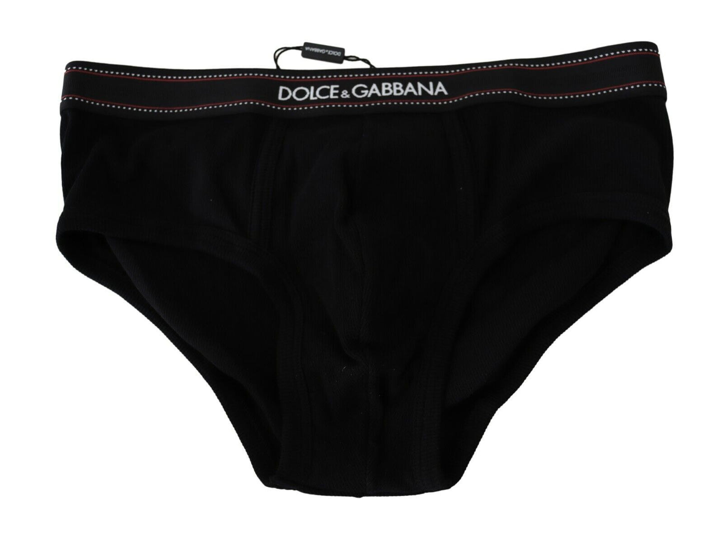 Black Cotton Stretch Slip Brando Brief Underwear