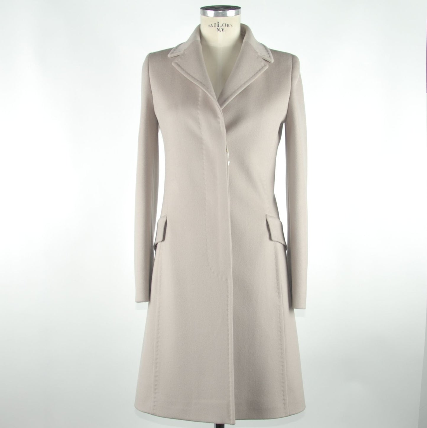 Beige Wool Jackets & Coat