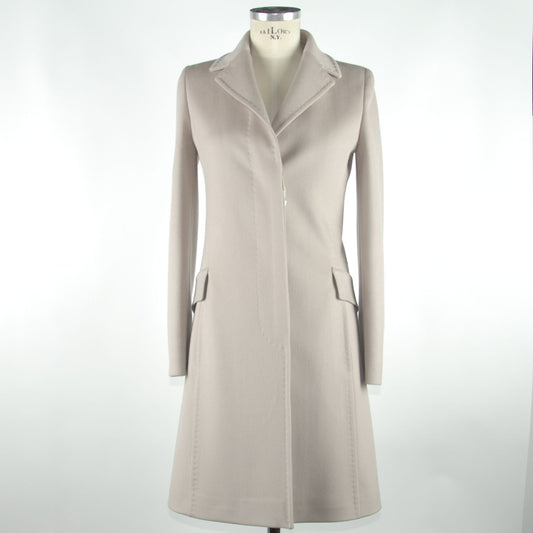 Beige Wool Jackets & Coat