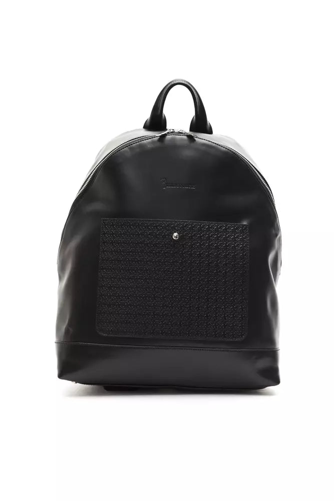Black Leather Backpack