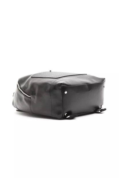 Black Leather Backpack