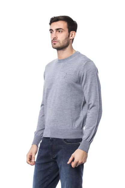Gray Merino Wool Sweater