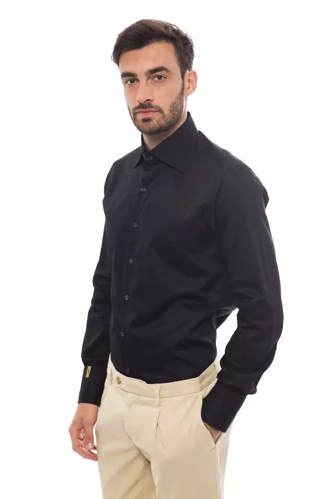 Black Cotton Shirt