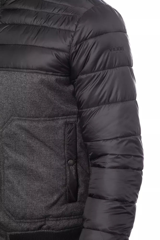 Gray Polyester Jacket