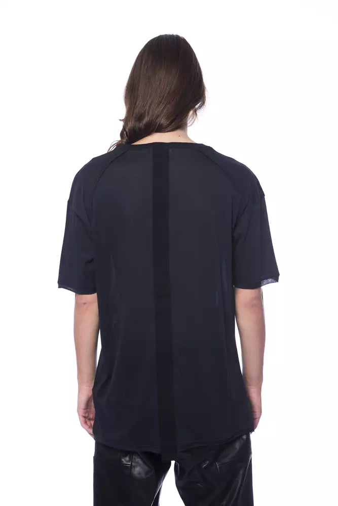 Black Cotton T-Shirt