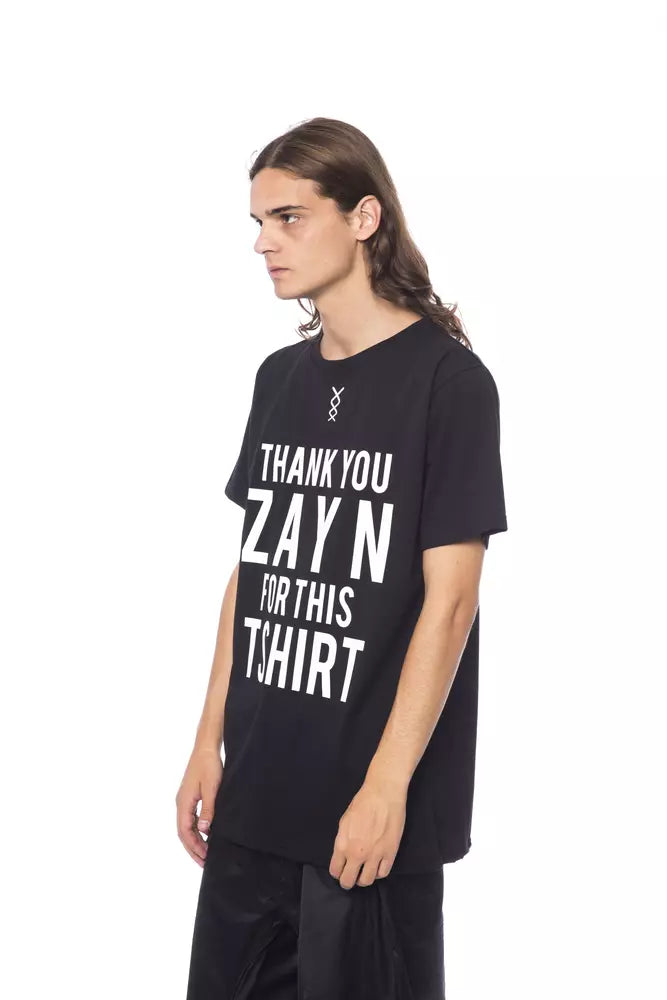 Black Cotton T-Shirt