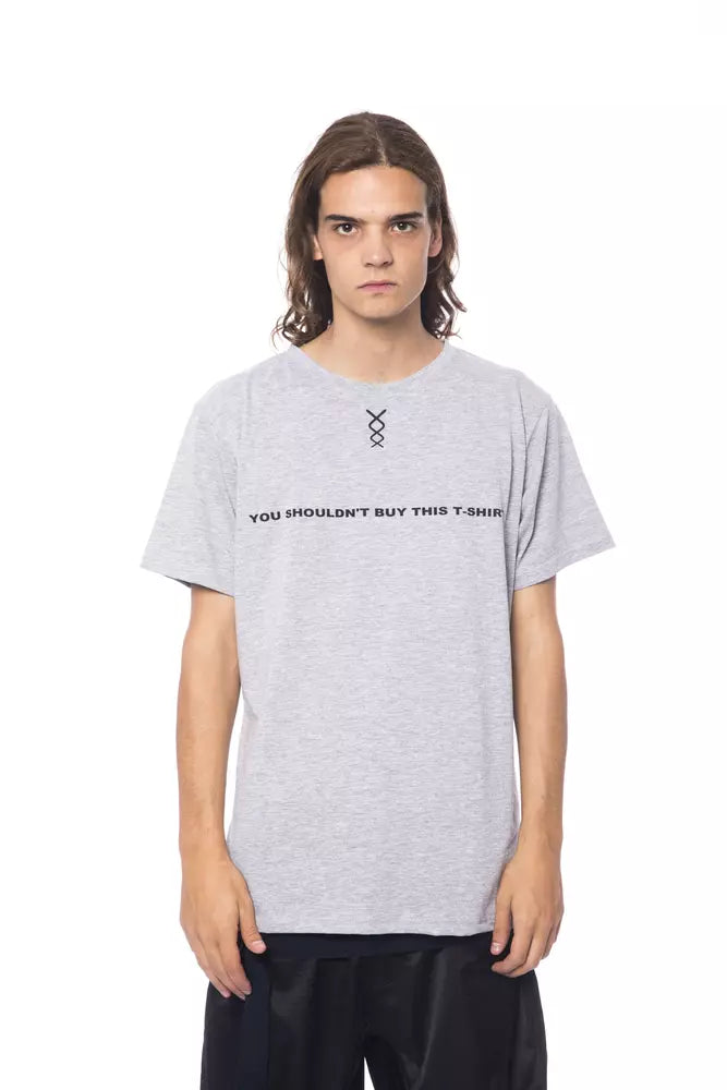 Gray Cotton T-Shirt