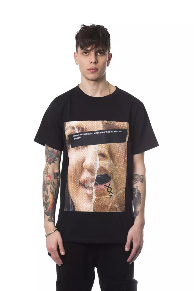 Black Cotton T-Shirt