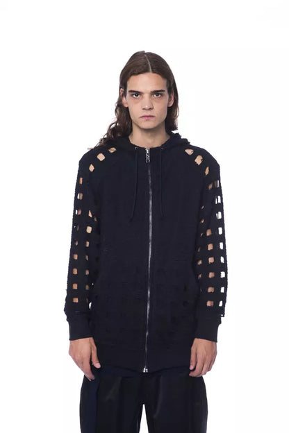 Black Cotton Sweater