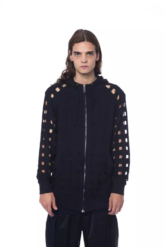 Black Cotton Sweater