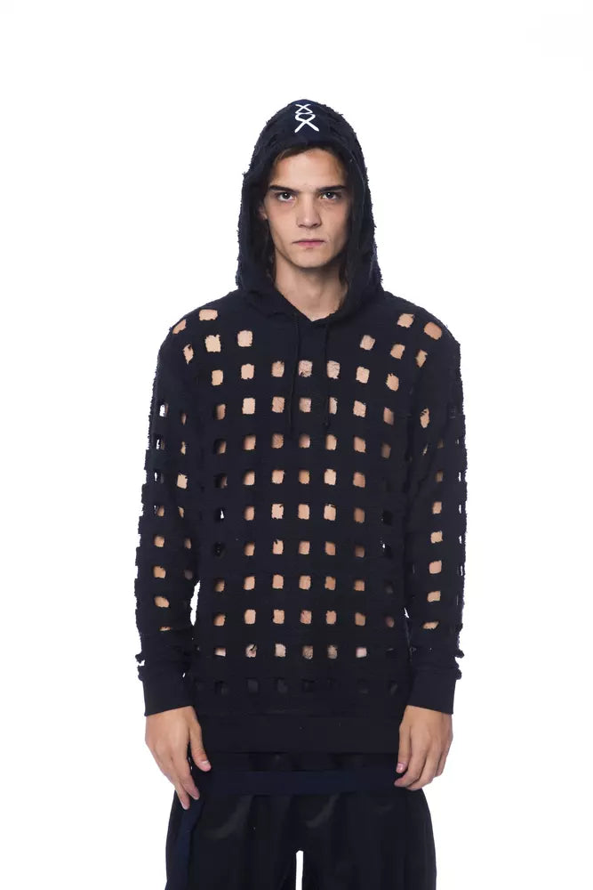 Black Cotton Sweater