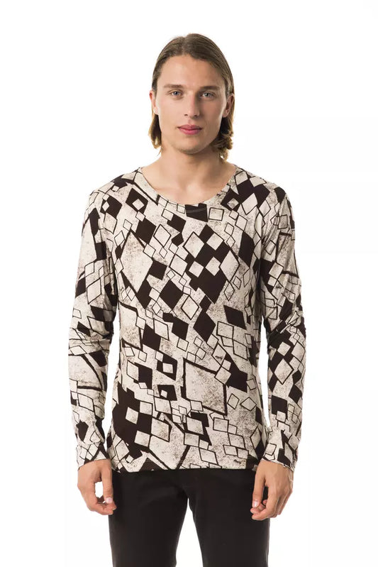 Beige Viscose T-Shirt