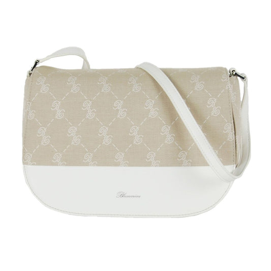 White Cotton Crossbody Bag