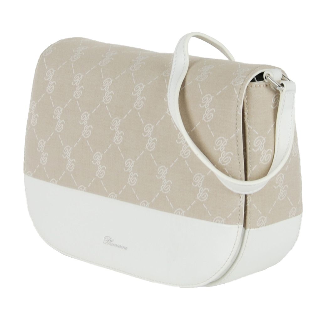 White Cotton Crossbody Bag
