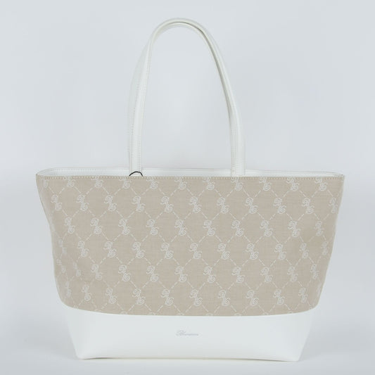 White Cotton Shoulder Bag