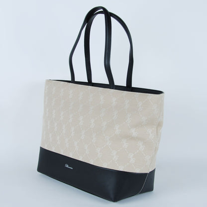 Black Cotton Shoulder Bag