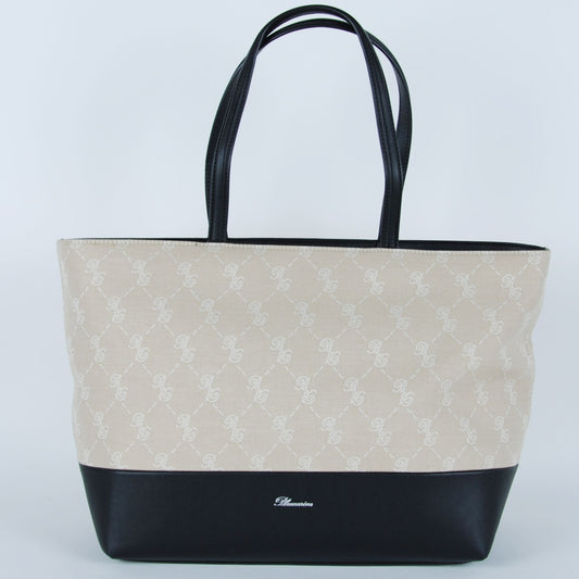 Black Cotton Shoulder Bag