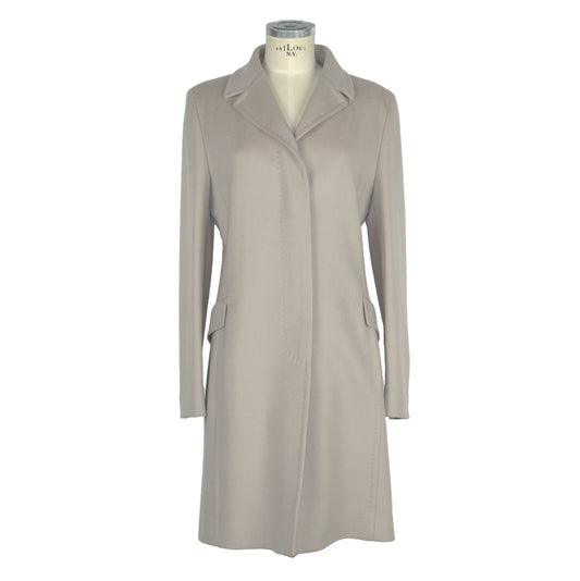 Beige Wool Jackets & Coat