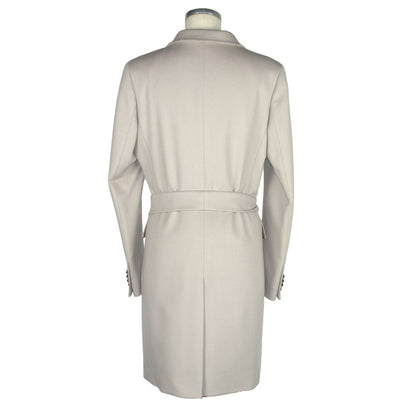 Beige Wool Jackets & Coat