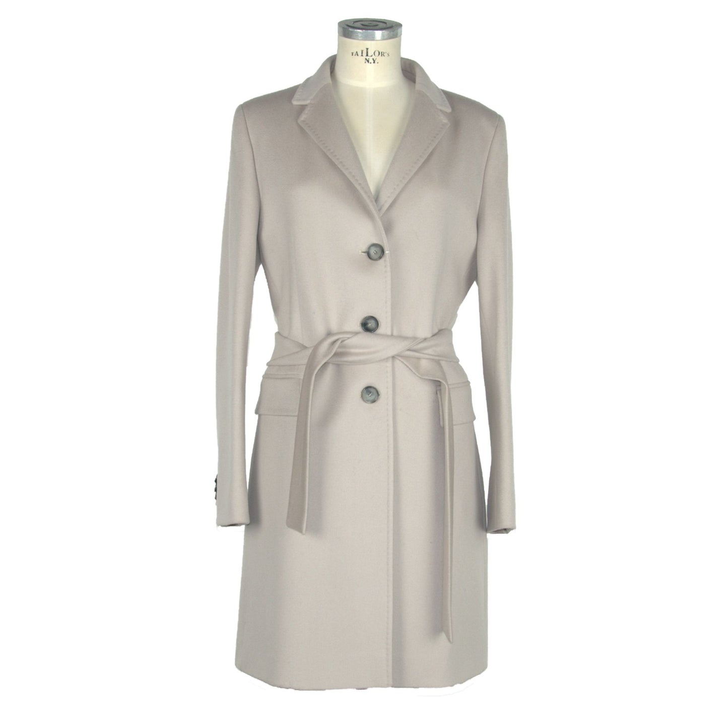 Beige Wool Jackets & Coat