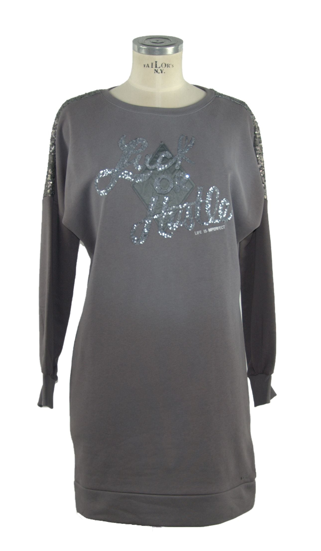 Gray Cotton Dress