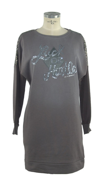 Gray Cotton Dress