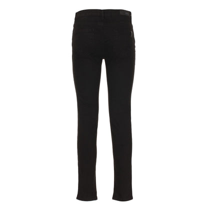 Black Cotton Jeans & Pant